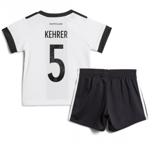 Dres Njemačka Thilo Kehrer #5 Domaci za djecu SP 2022 Kratak Rukav (+ kratke hlače)